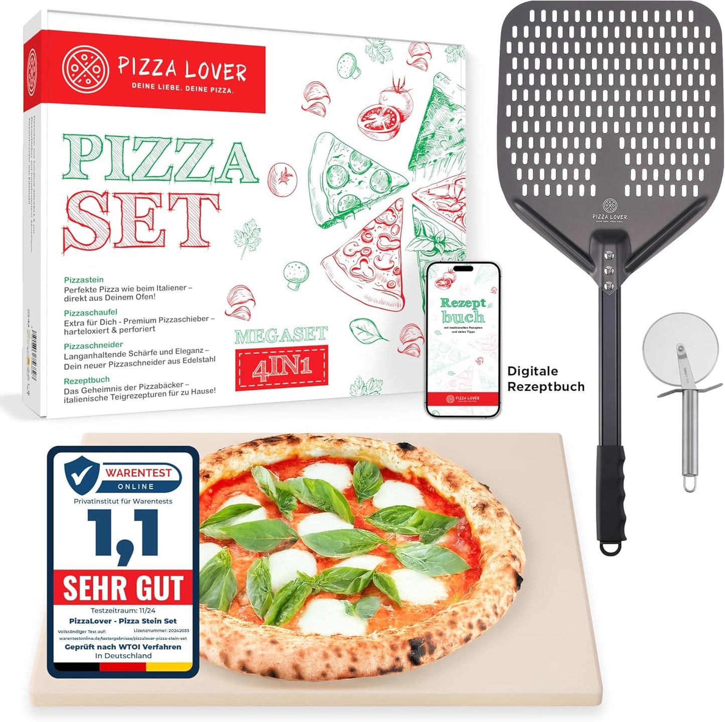 Pizza Set von Pizza Lover