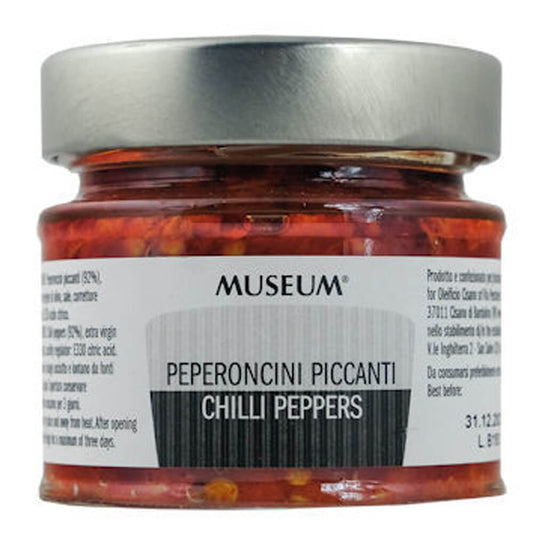 Scharfe Peperoni/Chili in Olivenöl