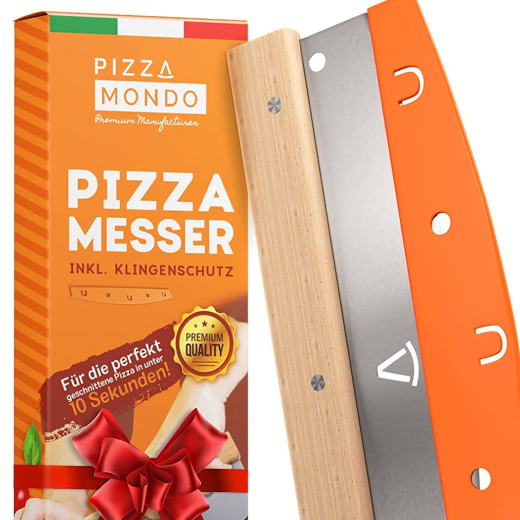 Pizzamesser mit Klingenschutz, 32 cm